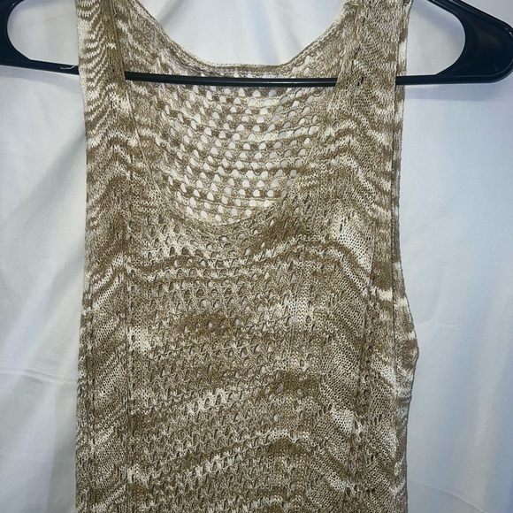 Elegant Tan Swim Coverup - Picture 6 of 6